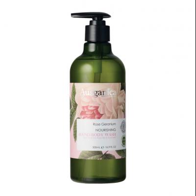 Ausganica Rose Geranium Nourishing Hand/Body Wash 500ml